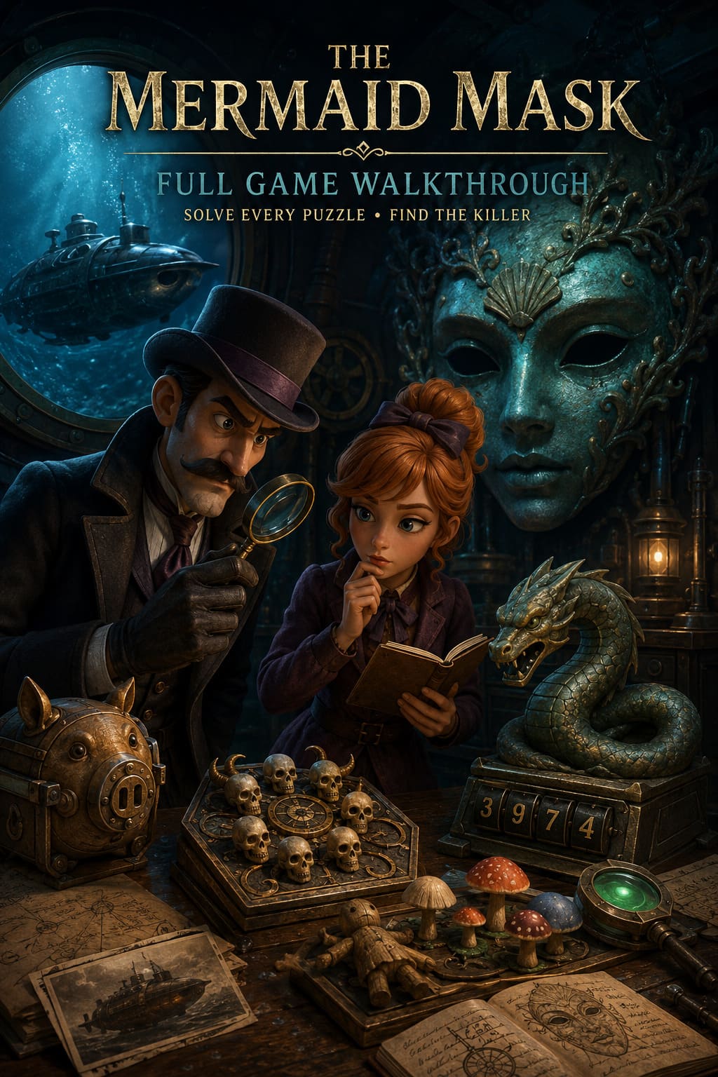 The Mermaid Mask Full Game Walkthrough: How to Solve Every Puzzle and Find the Killer