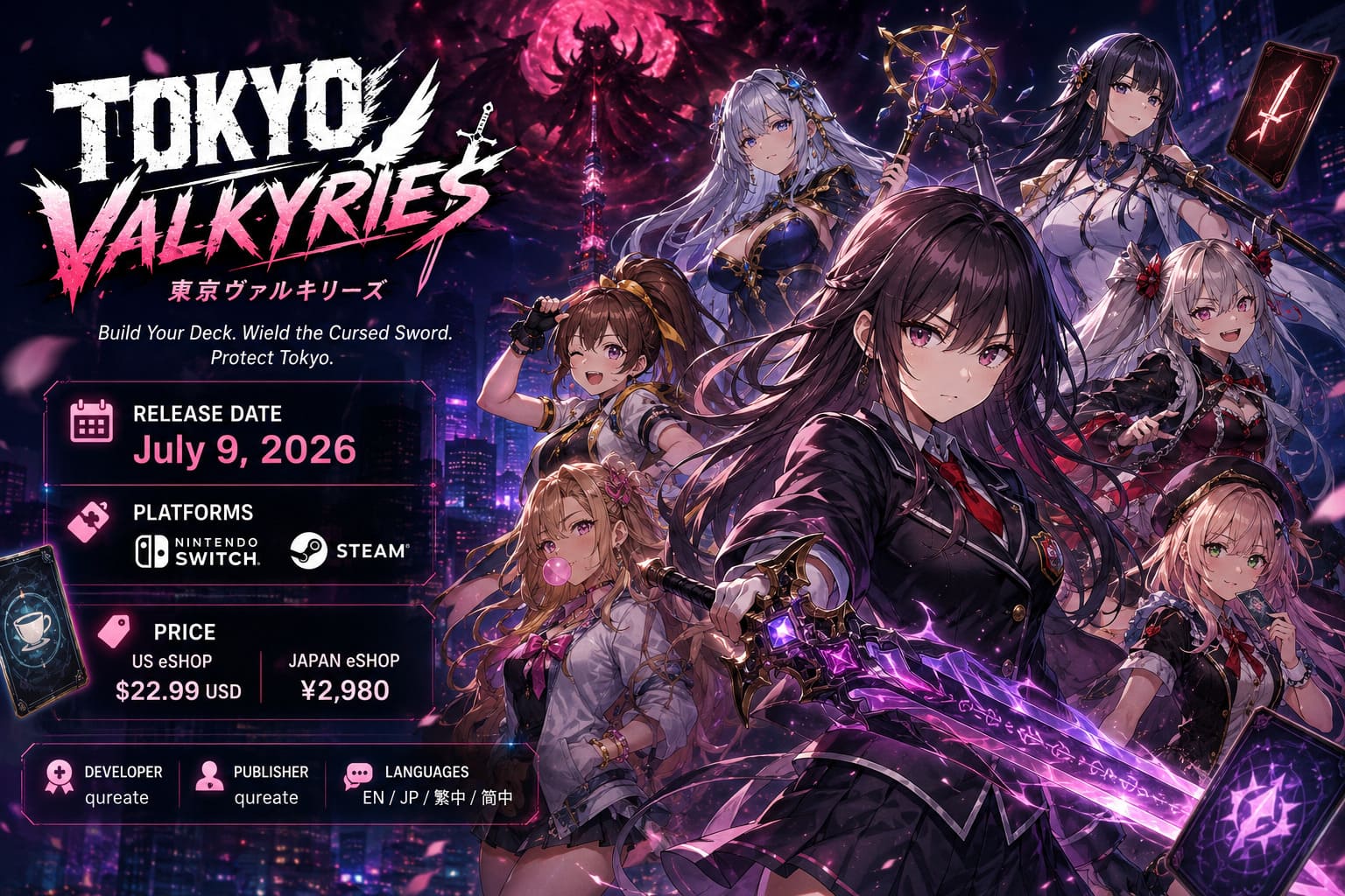 Tokyo Valkyries Characters List, Release Date, and Nintendo Switch Price Guide (2026) Tokyo Valkyries Characters List, Release Date, and Nintendo Switch Price Guide (2026)