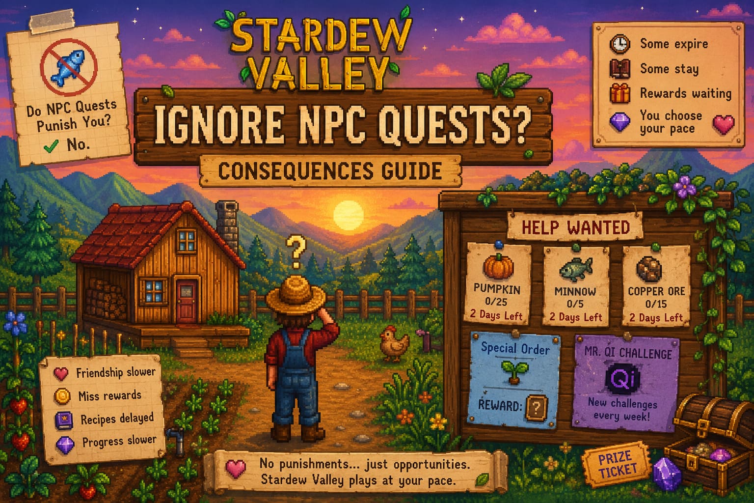 What Happens If You Ignore NPC Quests in Stardew Valley? Consequences Guide