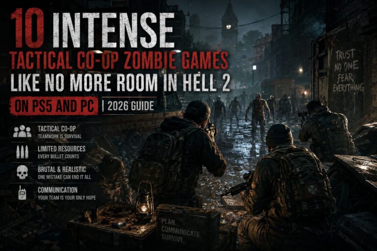 10 Intense Tactical Co-Op Zombie Games Like No More Room in Hell 2 on PS5 and PC (2026 Guide)
