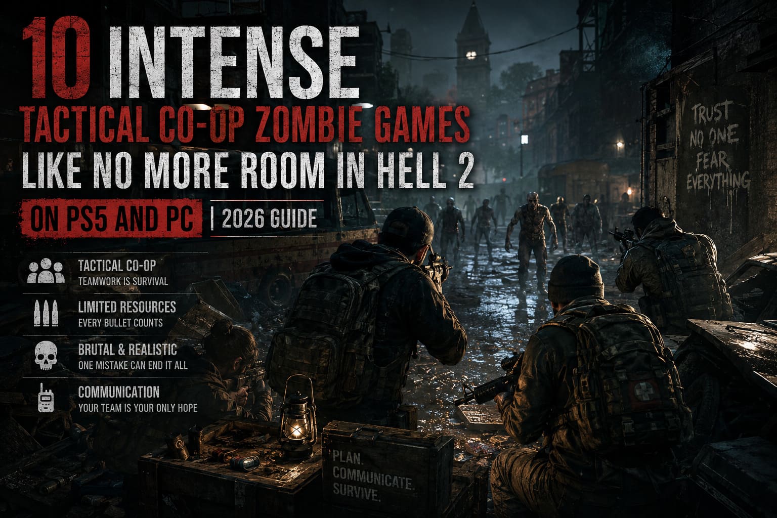10 Intense Tactical Co-Op Zombie Games Like No More Room in Hell 2 on PS5 and PC (2026 Guide) 10 Intense Tactical Co-Op Zombie Games Like No More Room in Hell 2 on PS5 and PC (2026 Guide)