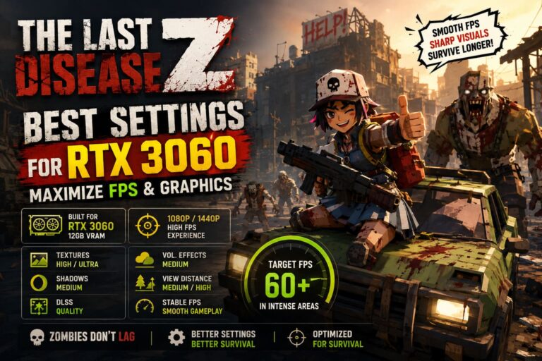 The Last Disease Z Best Settings for RTX 3060: Maximize FPS and Graphics Guide The Last Disease Z Best Settings for RTX 3060: Maximize FPS and Graphics Guide