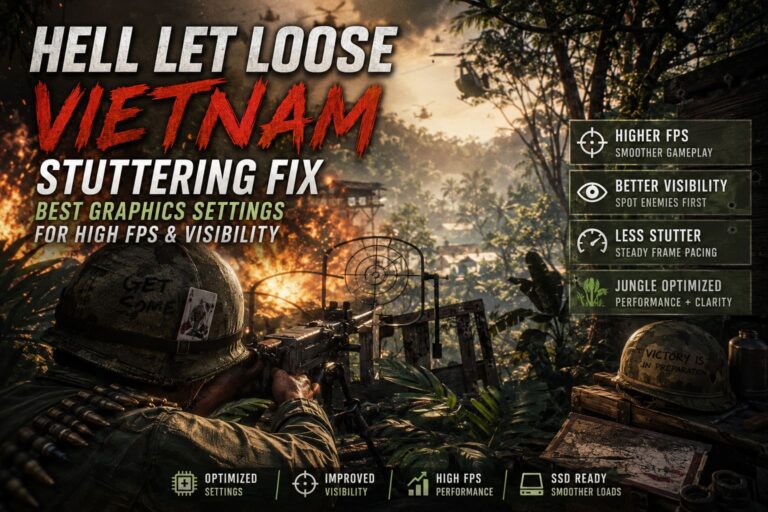 Hell Let Loose Vietnam Stuttering Fix: Best Graphics Settings for High FPS and Visibility