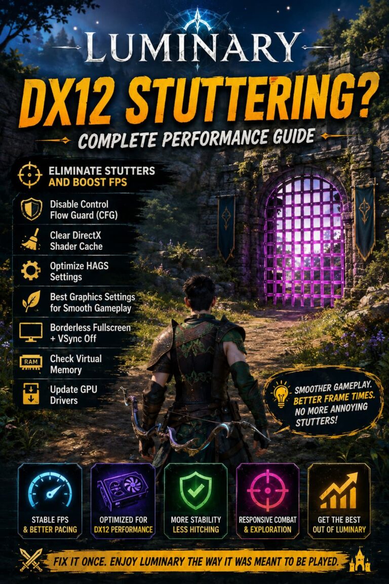 How to Fix Luminary DX12 Stuttering: Complete Performance Guide