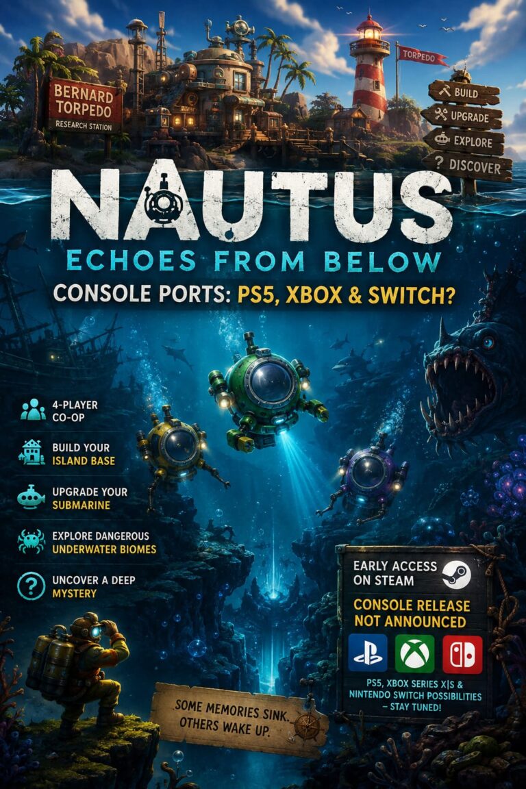 Nautus Console Port Announcements: Is Magic Design Studios Bringing Its Deep-Sea Adventure to PS5, Xbox, and Switch? Nautus Console Port Announcements: Is Magic Design Studios Bringing Its Deep-Sea Adventure to PS5, Xbox, and Switch?