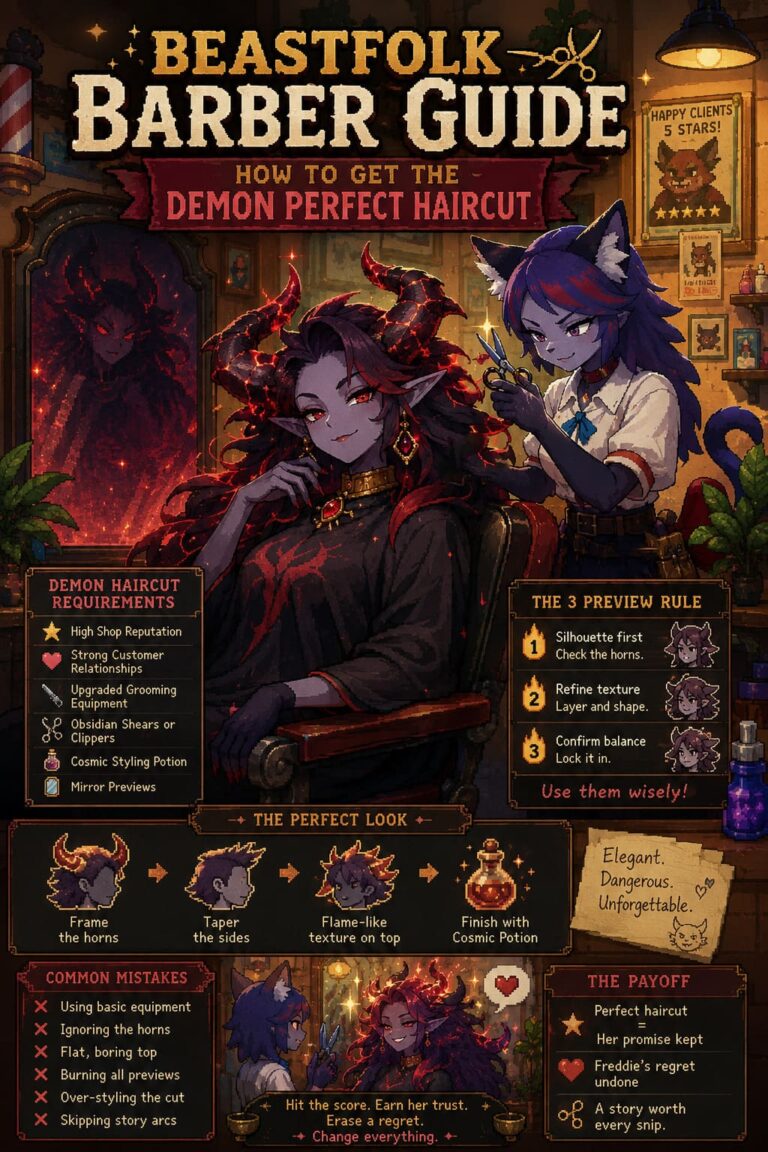 Beastfolk Barber Guide: How to Get the Demon Perfect Haircut