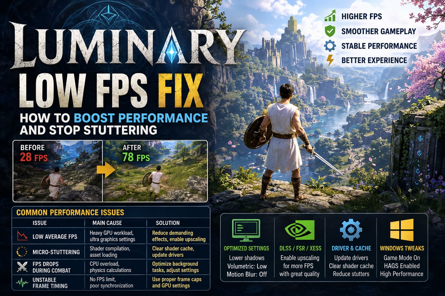 Luminary Low FPS Fix: How to Boost Performance and Stop Stuttering Luminary Low FPS Fix: How to Boost Performance and Stop Stuttering