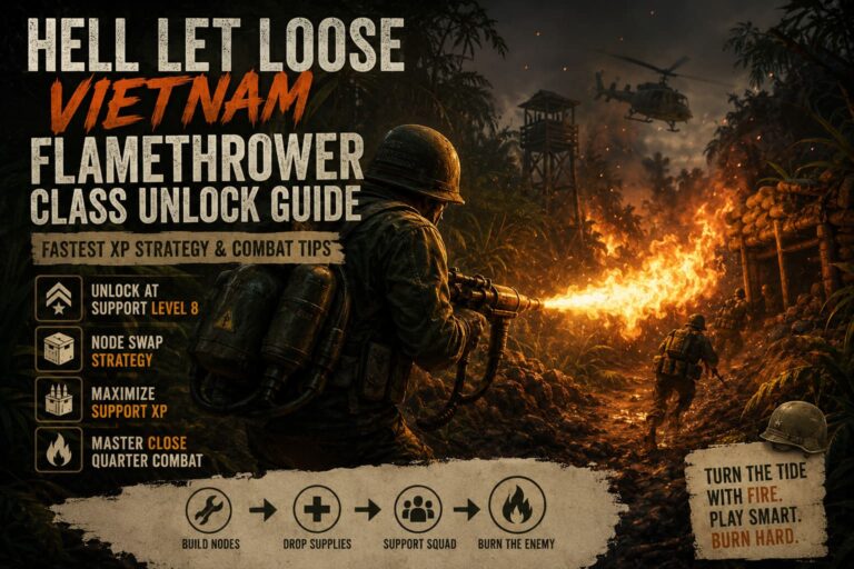 Hell Let Loose Vietnam Flamethrower Class Unlock Guide: Ultimate Leveling Strategy