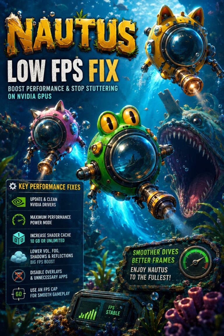 Nautus PC Low FPS Fix: How to Boost Performance and Fix Stuttering on Nvidia GPUs