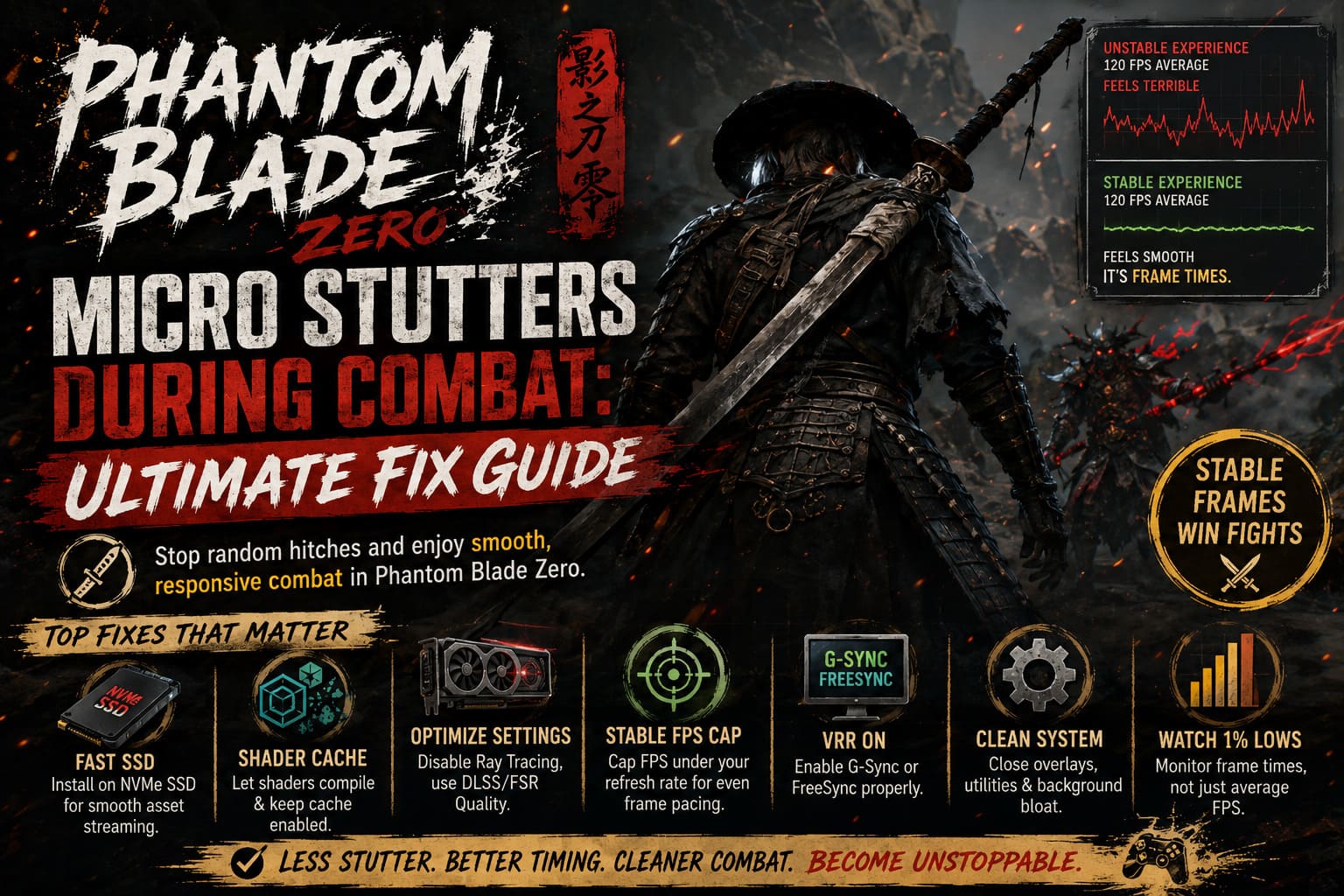 Phantom Blade Zero Micro Stutters During Combat: Ultimate Fix Guide