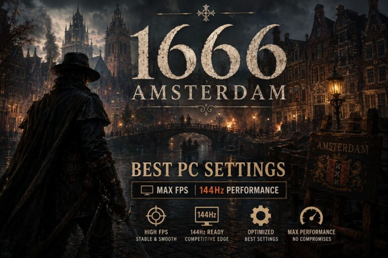 1666 Amsterdam Best PC Settings: Max FPS and 144Hz Performance Guide 1666 Amsterdam Best PC Settings: Max FPS and 144Hz Performance Guide