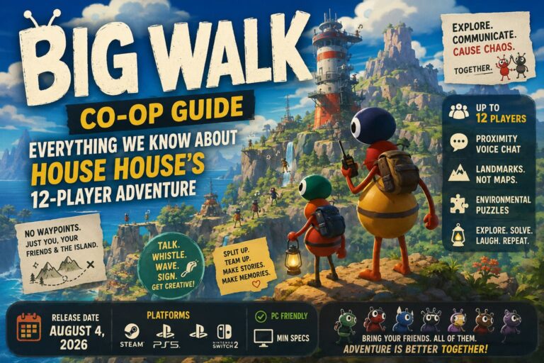 Big Walk Co-Op Guide: Everything We Know About House House’s 12-Player Adventure