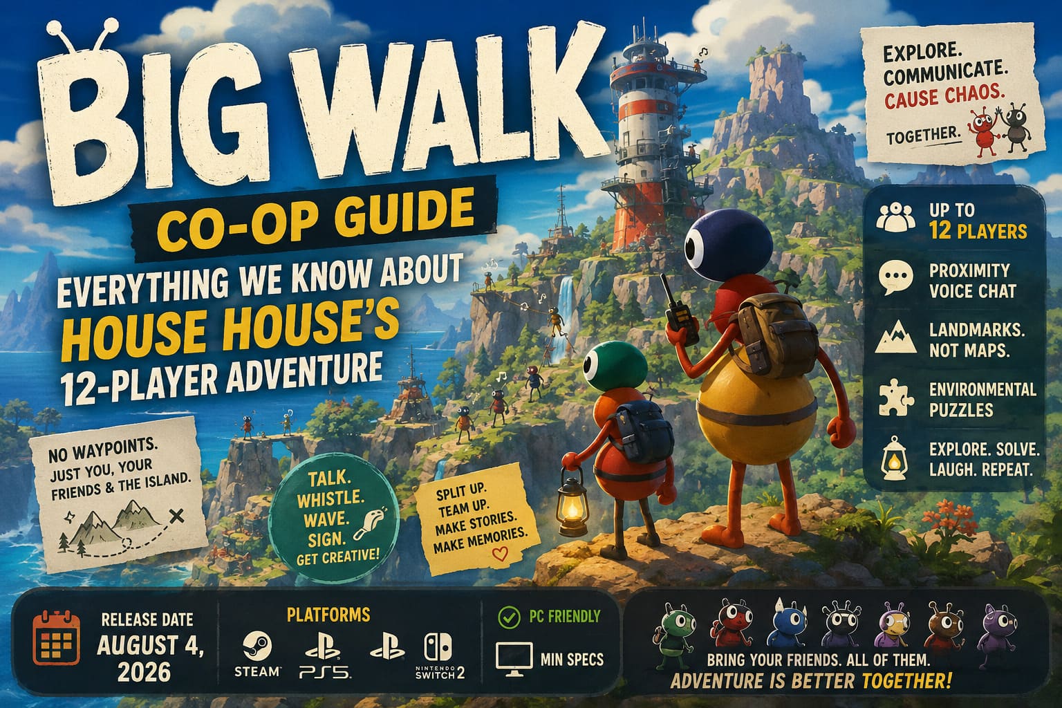 Big Walk Co-Op Guide: Everything We Know About House House's 12-Player Adventure