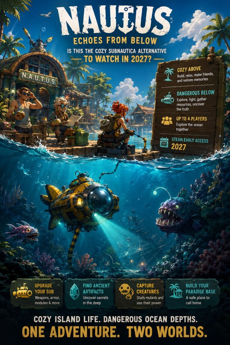 Is Nautus a Cozy Subnautica? Everything We Know About the New Game from Magic Design Studios