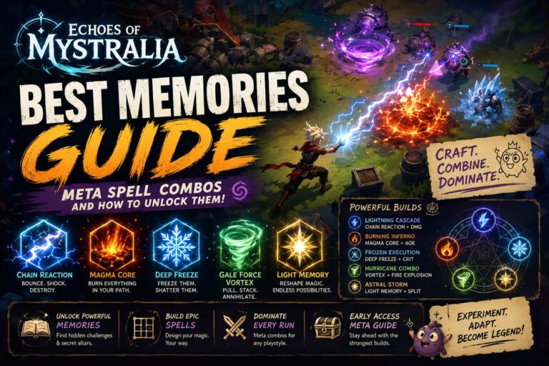 Echoes of Mystralia Best Memories Guide: Meta Spell Combos and How to Unlock Them Echoes of Mystralia Best Memories Guide: Meta Spell Combos and How to Unlock Them
