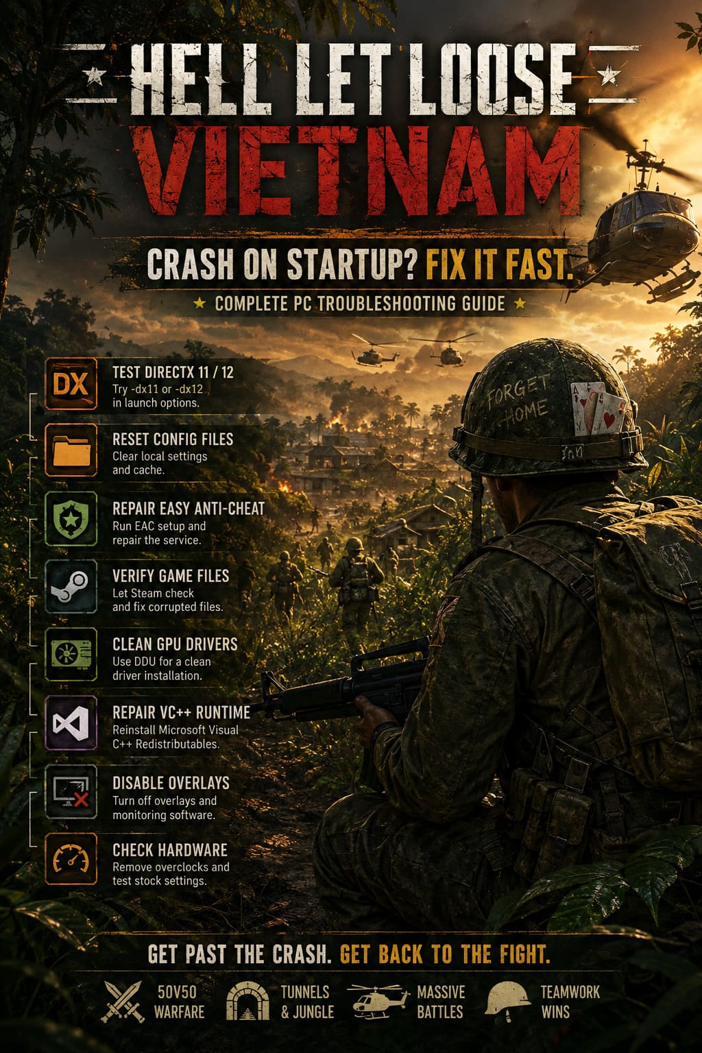 How to Fix Hell Let Loose: Vietnam UE5 Crash on Startup: Complete PC Troubleshooting Guide How to Fix Hell Let Loose: Vietnam UE5 Crash on Startup: Complete PC Troubleshooting Guide