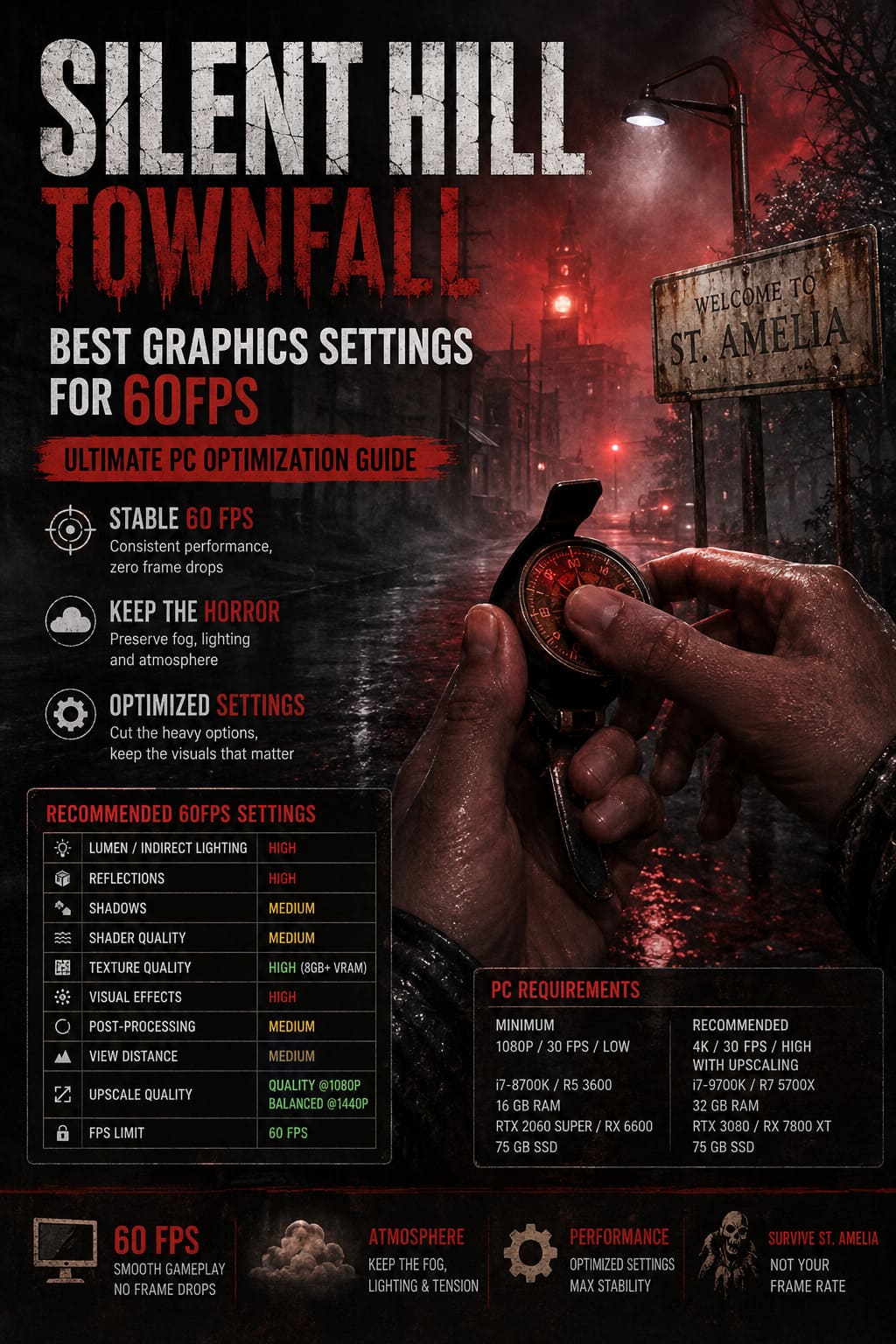 Best Graphics Settings for 60fps Silent Hill Townfall: Ultimate PC Optimization Guide