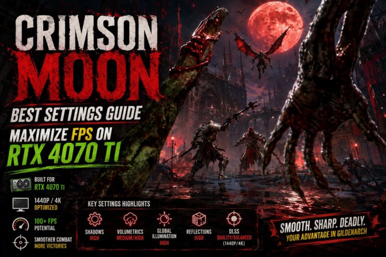 Crimson Moon Best Settings Guide: Maximize FPS on RTX 4070 Ti Crimson Moon Best Settings Guide: Maximize FPS on RTX 4070 Ti