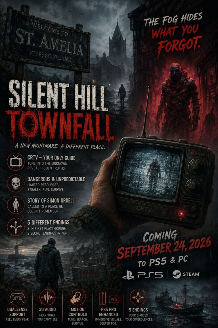 Silent Hill Townfall Release Date PS5: Gameplay, Story, and Everything We Know So Far