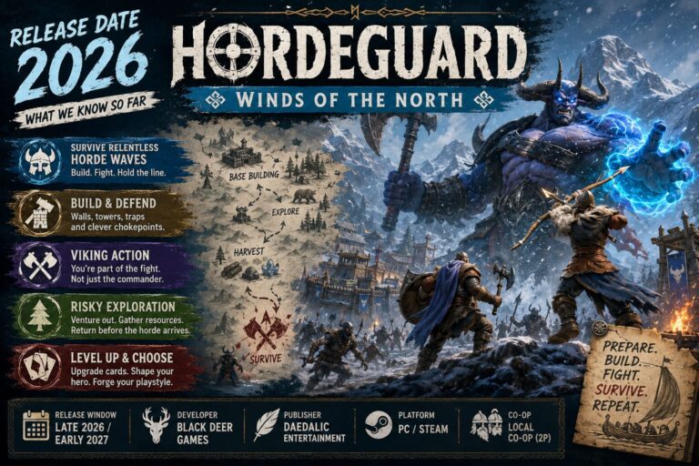 Hordeguard Winds of the North Release Date 2026: Rumors, Trailers, and Gameplay Insights Hordeguard Winds of the North Release Date 2026: Rumors, Trailers, and Gameplay Insights