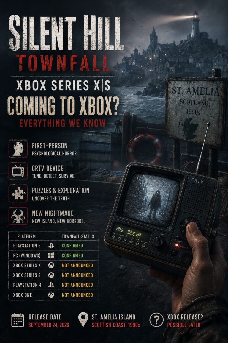 Is Silent Hill Townfall Coming to Xbox Series X? Everything We Know About the Release Platforms