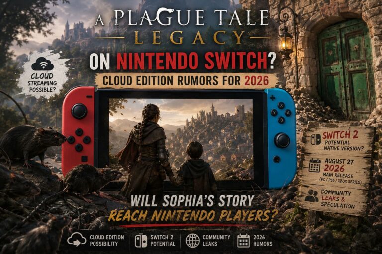 A Plague Tale Legacy Nintendo Switch Cloud Edition 2026: Release Date Rumors, Switch 2 Specs, and Community Leak Breakdown A Plague Tale Legacy Nintendo Switch Cloud Edition 2026: Release Date Rumors, Switch 2 Specs, and Community Leak Breakdown