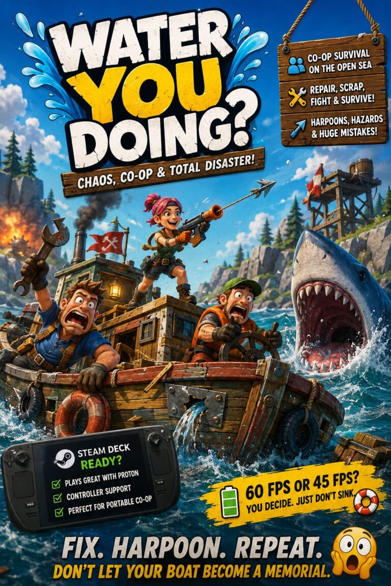 Water You Doing Steam Deck Compatibility: Can You Play This Chaotic Co-Op on the Go? Water You Doing Steam Deck Compatibility: Can You Play This Chaotic Co-Op on the Go?