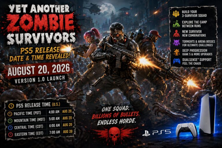 Yet Another Zombie Survivors PS5 Release Time & Date Revealed Yet Another Zombie Survivors PS5 Release Time & Date Revealed