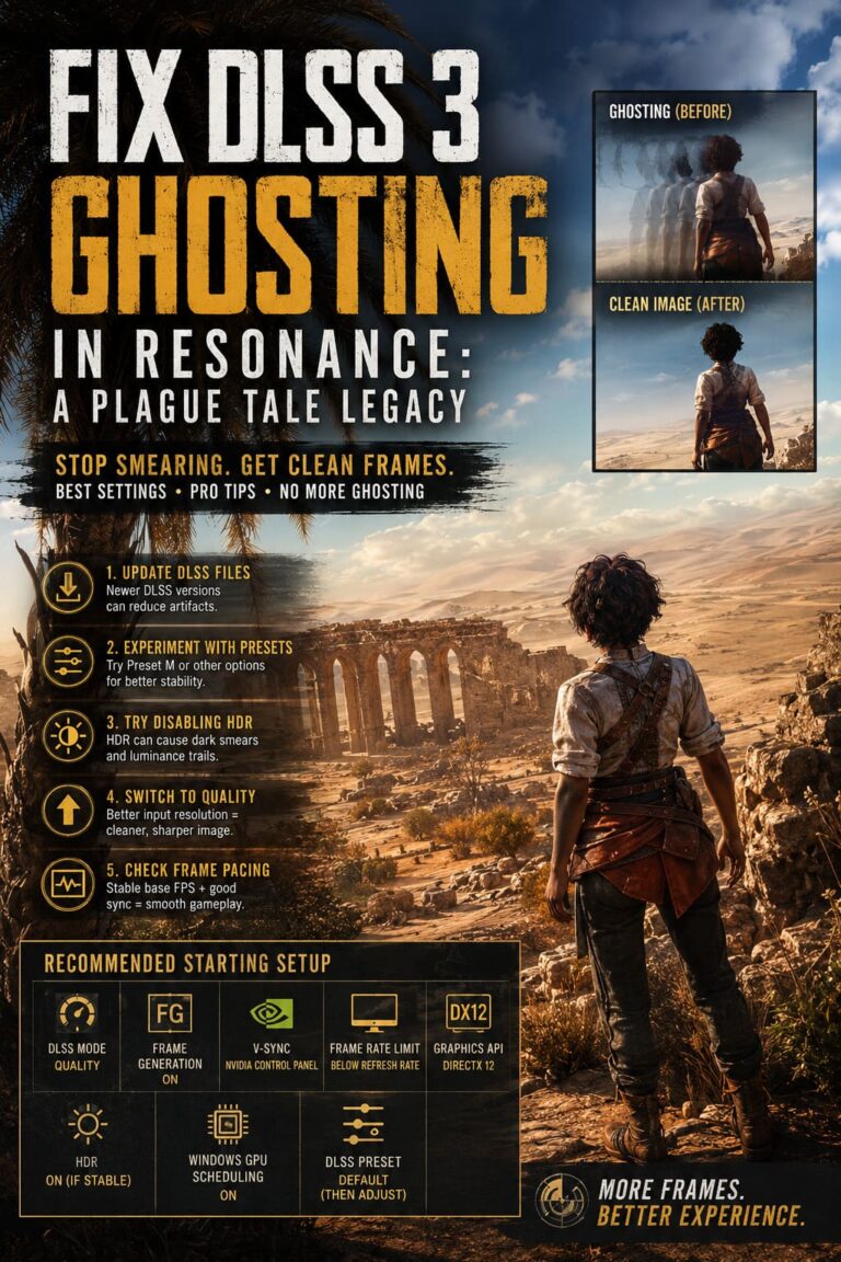 How to Fix DLSS 3 Frame Generation Ghosting in Resonance: A Plague Tale Legacy How to Fix DLSS 3 Frame Generation Ghosting in Resonance: A Plague Tale Legacy