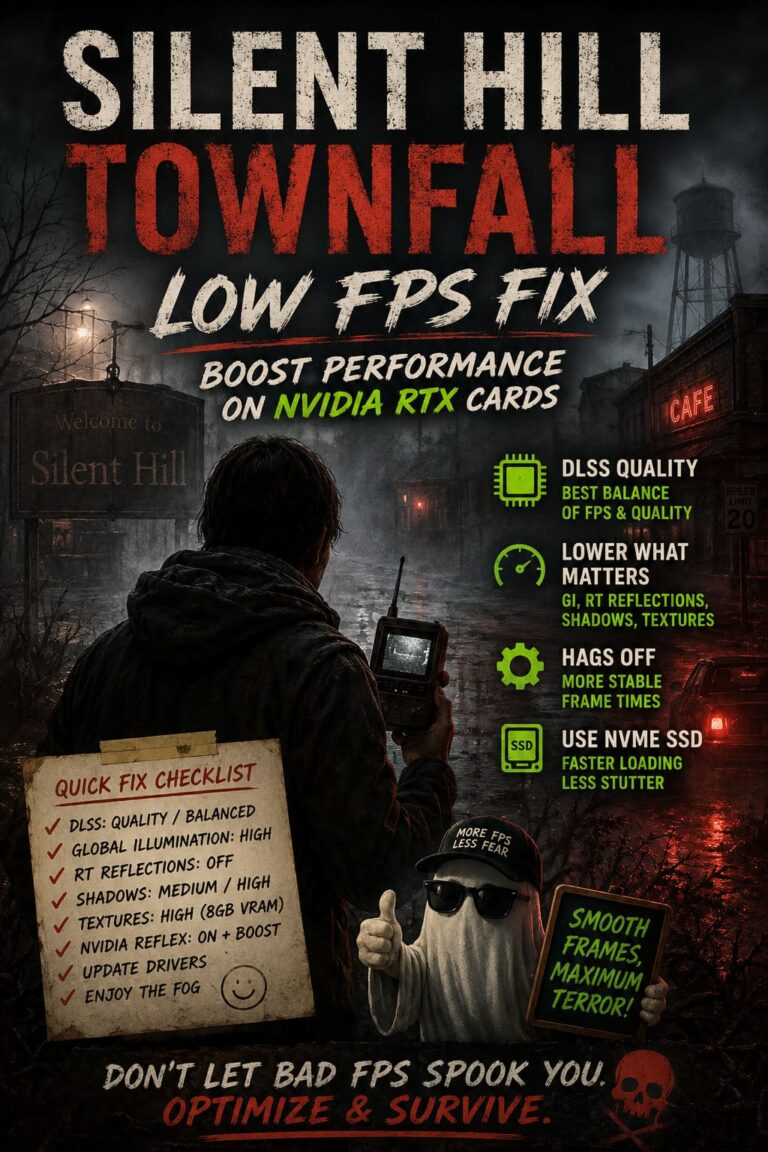 Silent Hill Townfall Low FPS Fix: Boost Performance on Nvidia RTX Cards Silent Hill Townfall Low FPS Fix: Boost Performance on Nvidia RTX Cards