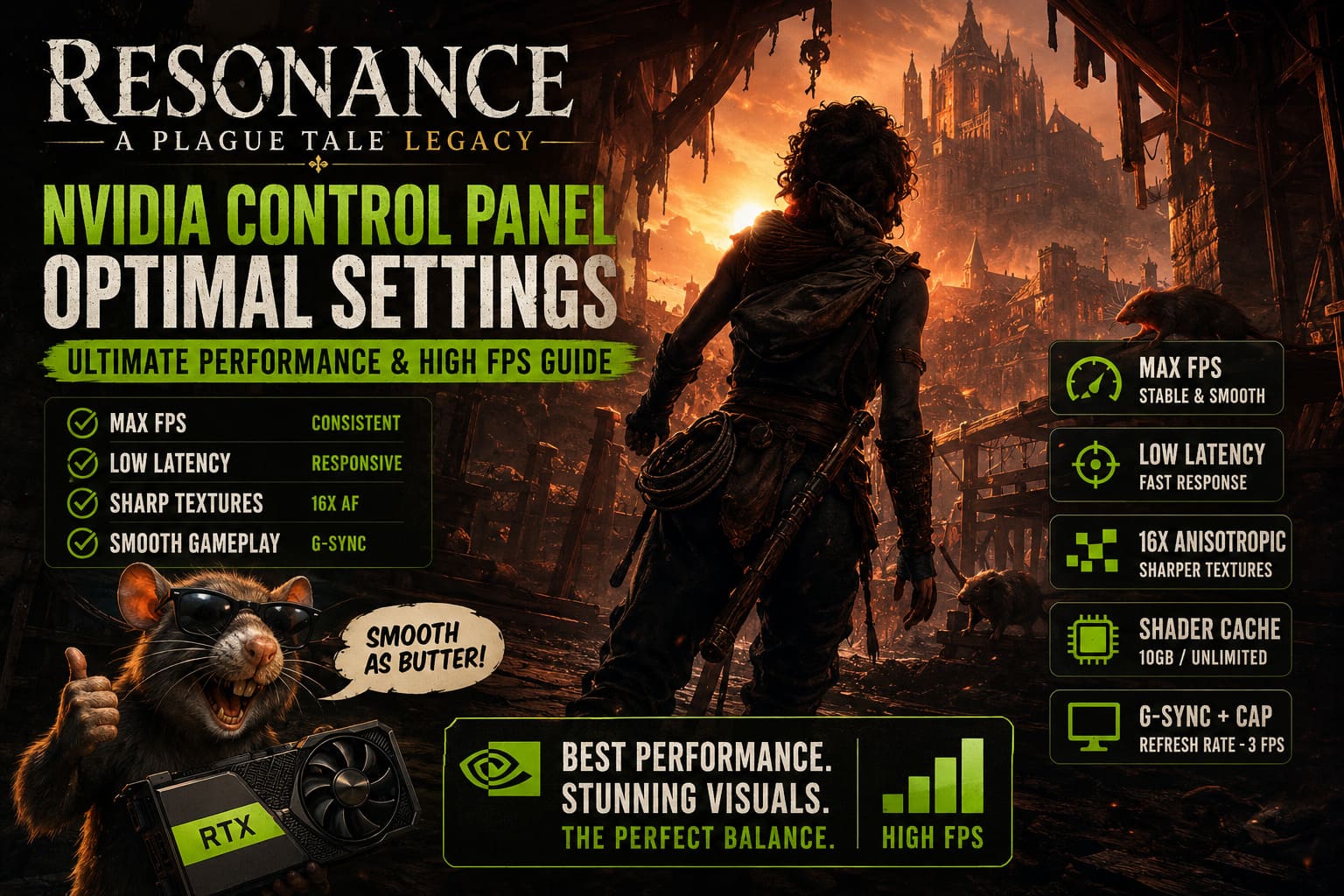 Resonance A Plague Tale Legacy NVIDIA Control Panel Optimal Settings: Ultimate Performance & High FPS Guide