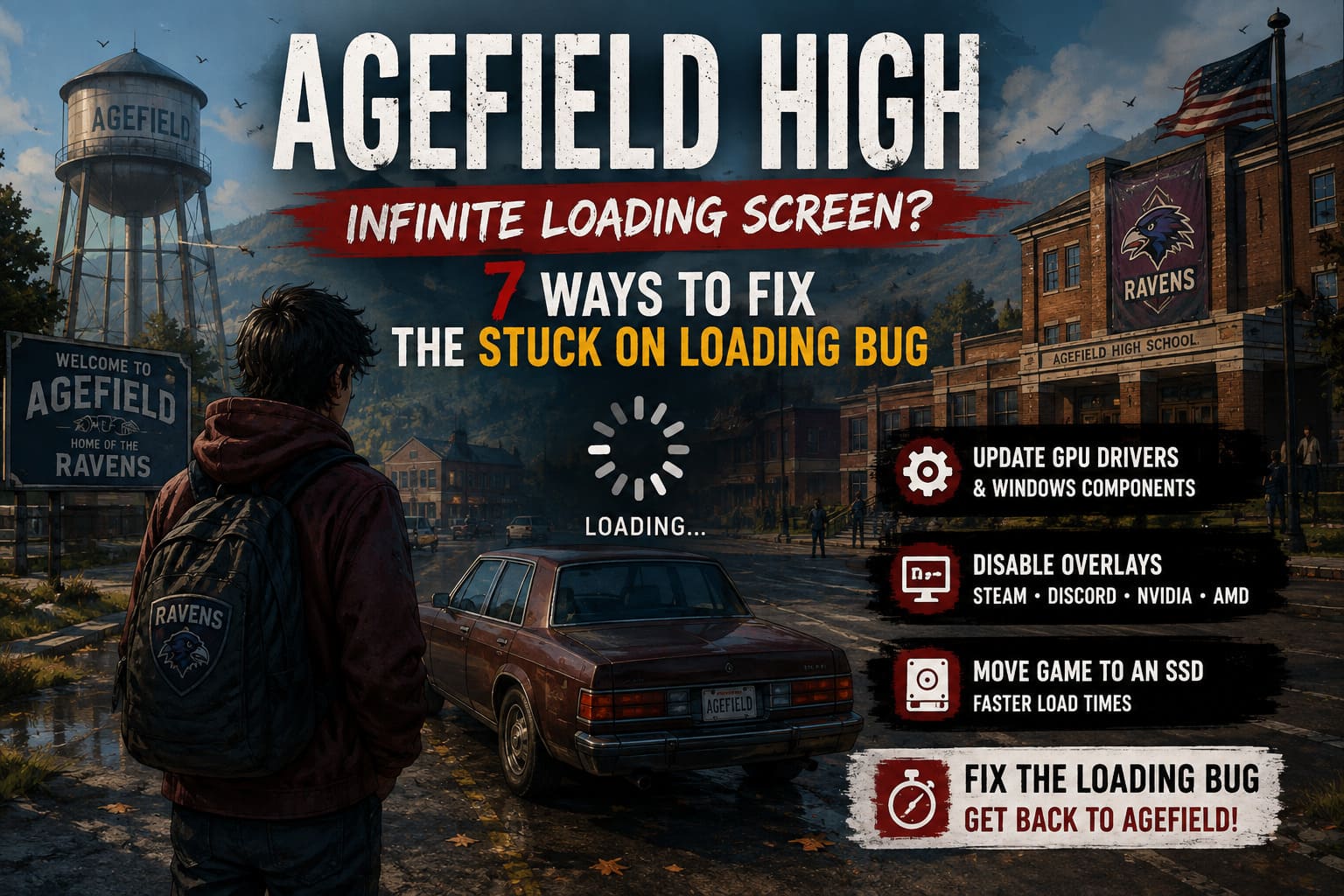 Agefield High Infinite Loading Screen: 7 Ways to Fix the Stuck on Loading Bug Agefield High Infinite Loading Screen: 7 Ways to Fix the Stuck on Loading Bug