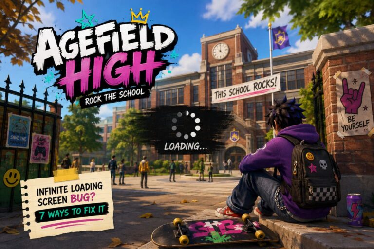 Agefield High Infinite Loading Screen: 7 Ways to Fix the Stuck on Loading Bug Agefield High Infinite Loading Screen: 7 Ways to Fix the Stuck on Loading Bug