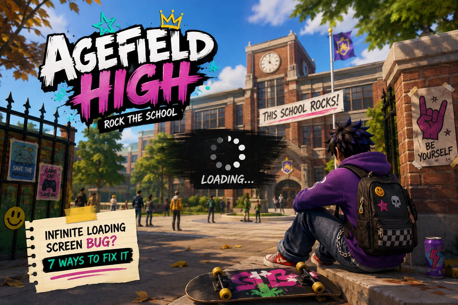 Agefield High Infinite Loading Screen: 7 Ways to Fix the Stuck on Loading Bug Agefield High Infinite Loading Screen: 7 Ways to Fix the Stuck on Loading Bug