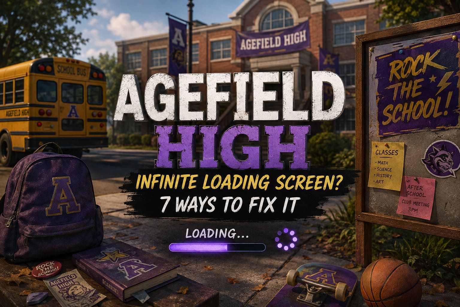 Agefield High Infinite Loading Screen: 7 Ways to Fix the Stuck on Loading Bug Agefield High Infinite Loading Screen: 7 Ways to Fix the Stuck on Loading Bug