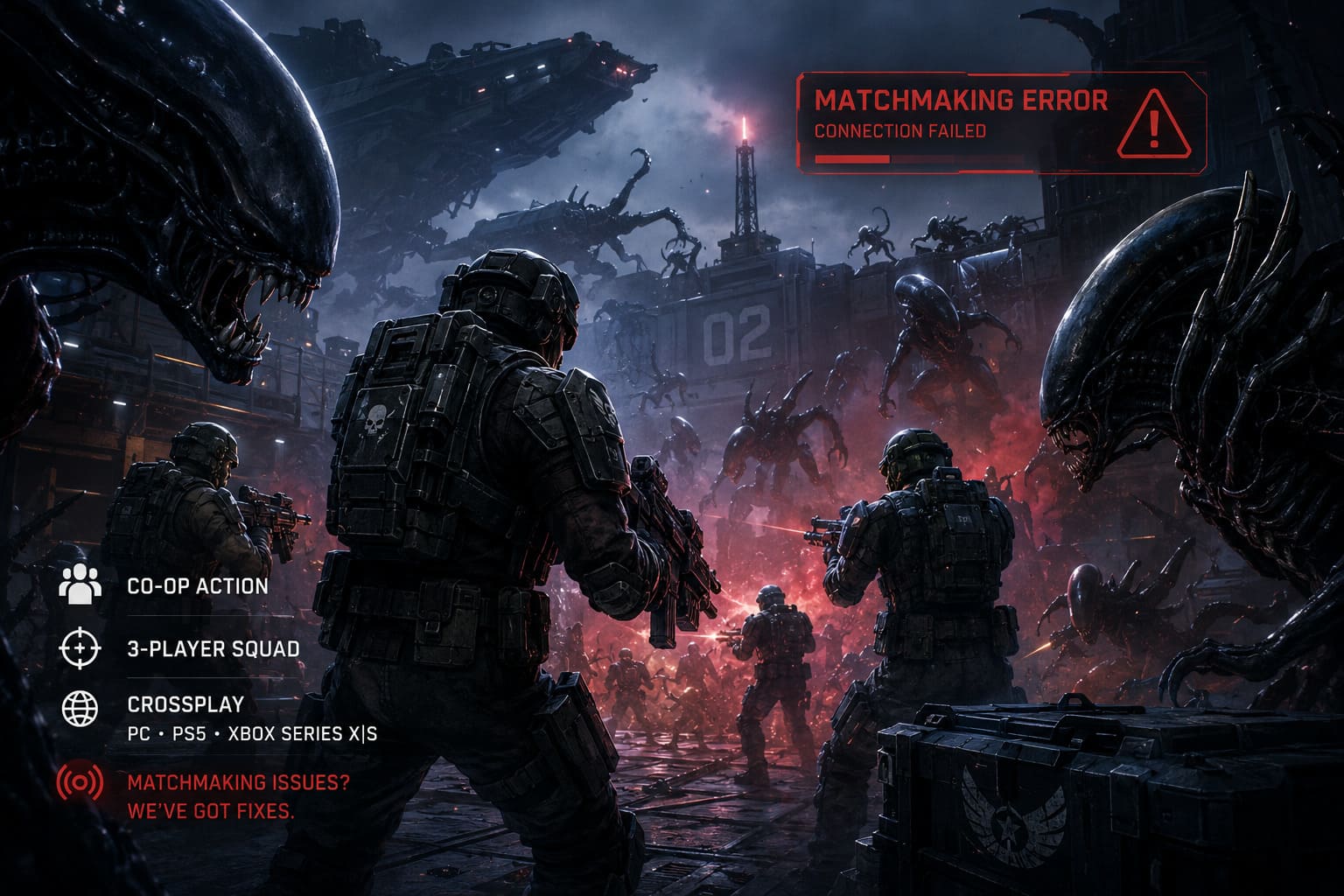 Aliens Fireteam Elite 2 Matchmaking Not Working: How to Fix Co-Op and Connection Errors
