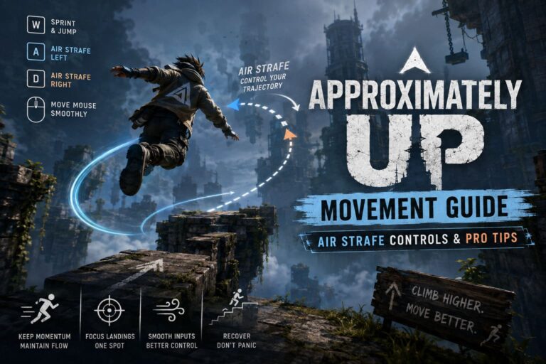 Approximately Up Pro Movement Guide: Air Strafe Controls & Pro Tips Approximately Up Pro Movement Guide: Air Strafe Controls & Pro Tips