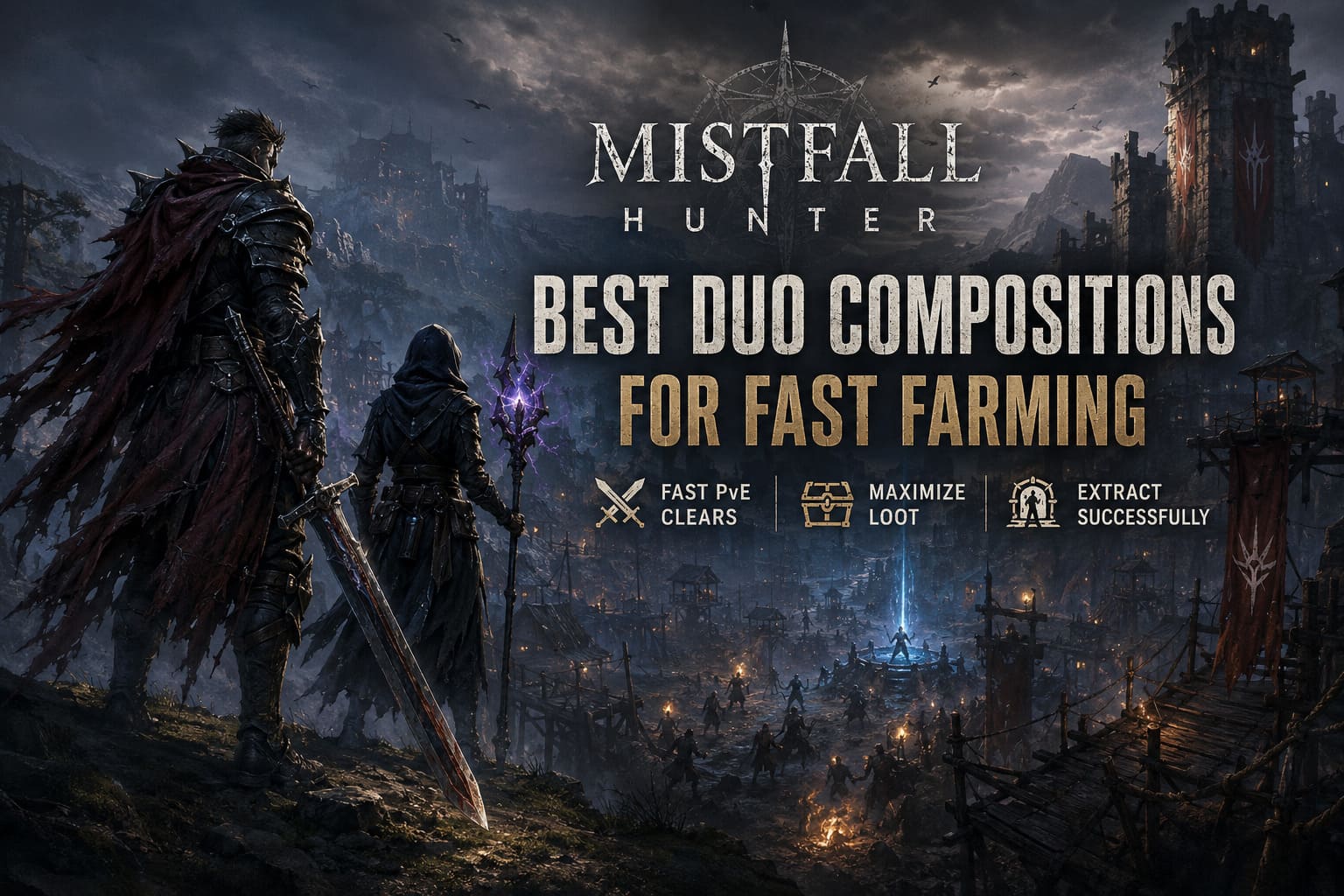 Best Mistfall Hunter Duo Team Compositions for Fast Farming (2026 Meta Guide) Best Mistfall Hunter Duo Team Compositions for Fast Farming (2026 Meta Guide)
