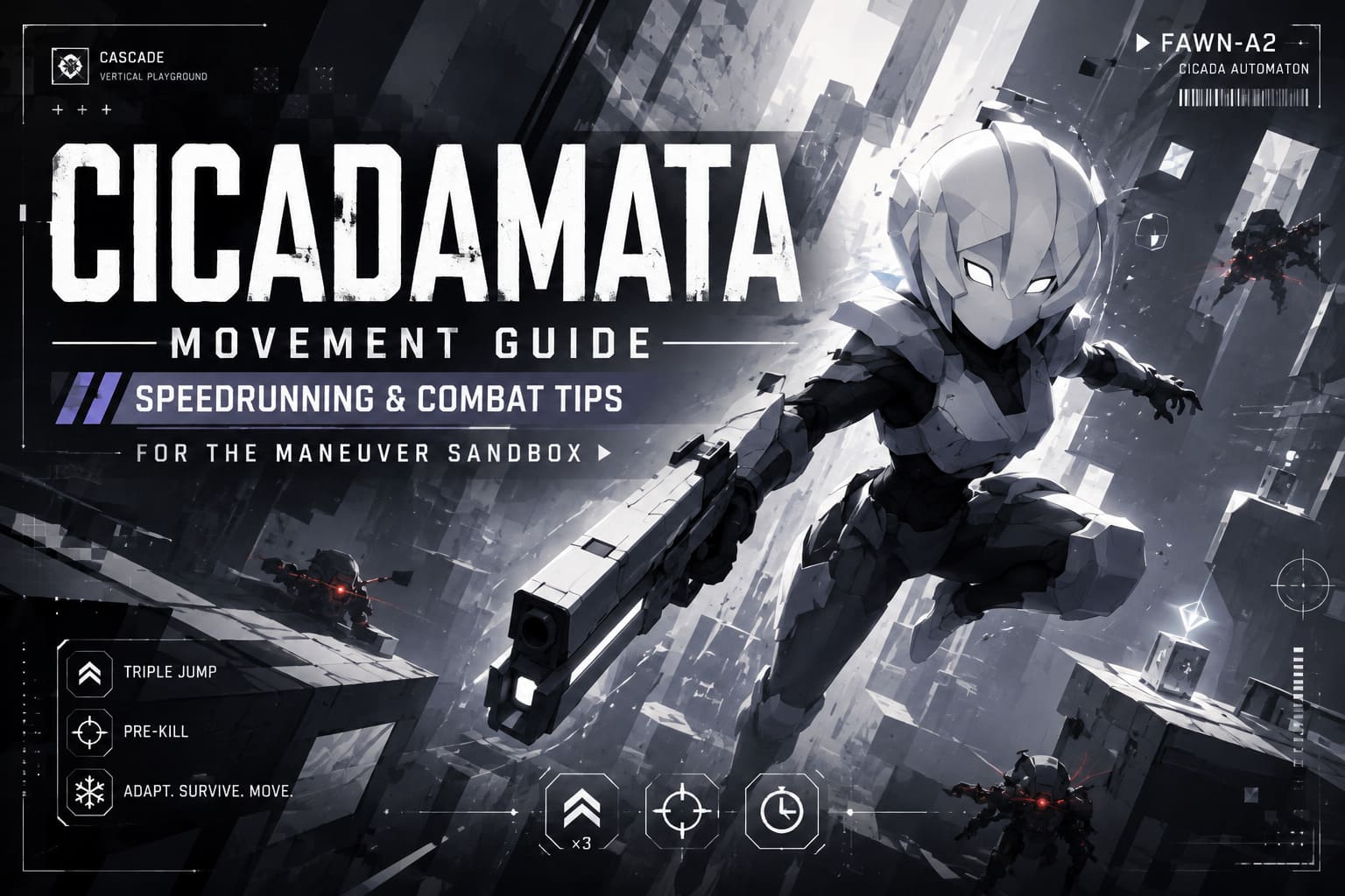 CICADAMATA Movement Guide: Speedrunning and Combat Tips for the Maneuver Sandbox CICADAMATA Movement Guide: Speedrunning and Combat Tips for the Maneuver Sandbox
