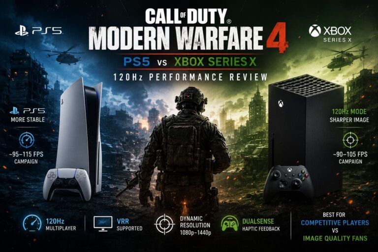 Call of Duty: Modern Warfare 4 PS5 vs Xbox Series X 120Hz Performance Review Call of Duty: Modern Warfare 4 PS5 vs Xbox Series X 120Hz Performance Review