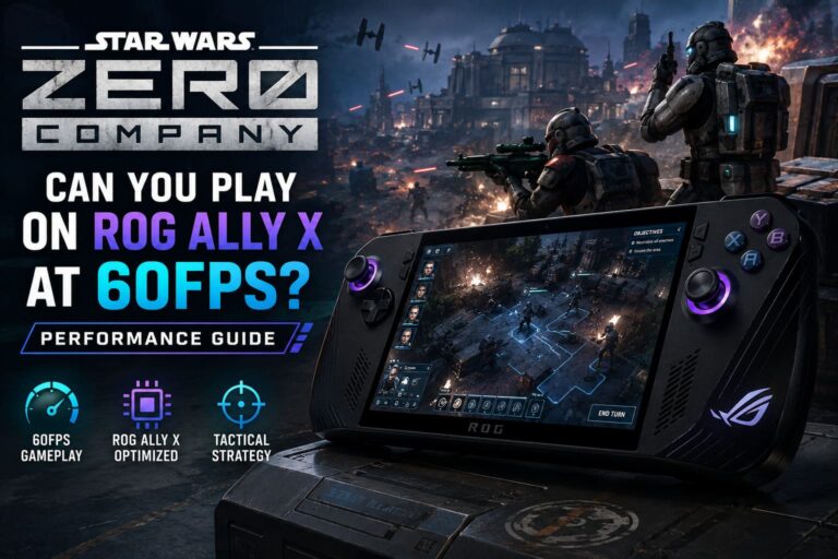 Can You Play Star Wars Zero Company on ROG Ally X at 60FPS? Performance Guide Can You Play Star Wars Zero Company on ROG Ally X at 60FPS? Performance Guide