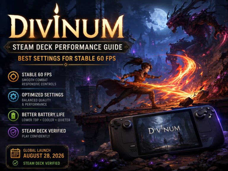 Divinum Steam Deck Performance Guide: Best Settings for Stable 60 FPS Divinum Steam Deck Performance Guide: Best Settings for Stable 60 FPS