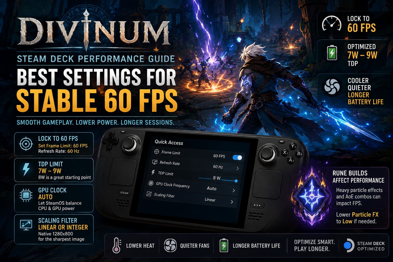 Divinum Steam Deck Performance Guide: Best Settings for Stable 60 FPS Divinum Steam Deck Performance Guide: Best Settings for Stable 60 FPS