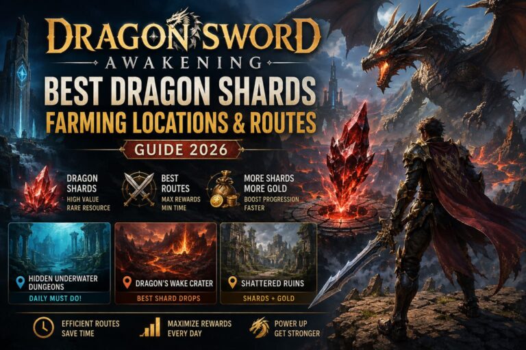 DragonSword Awakening: Best Dragon Shards Farming Locations & Routes Guide (2026)
