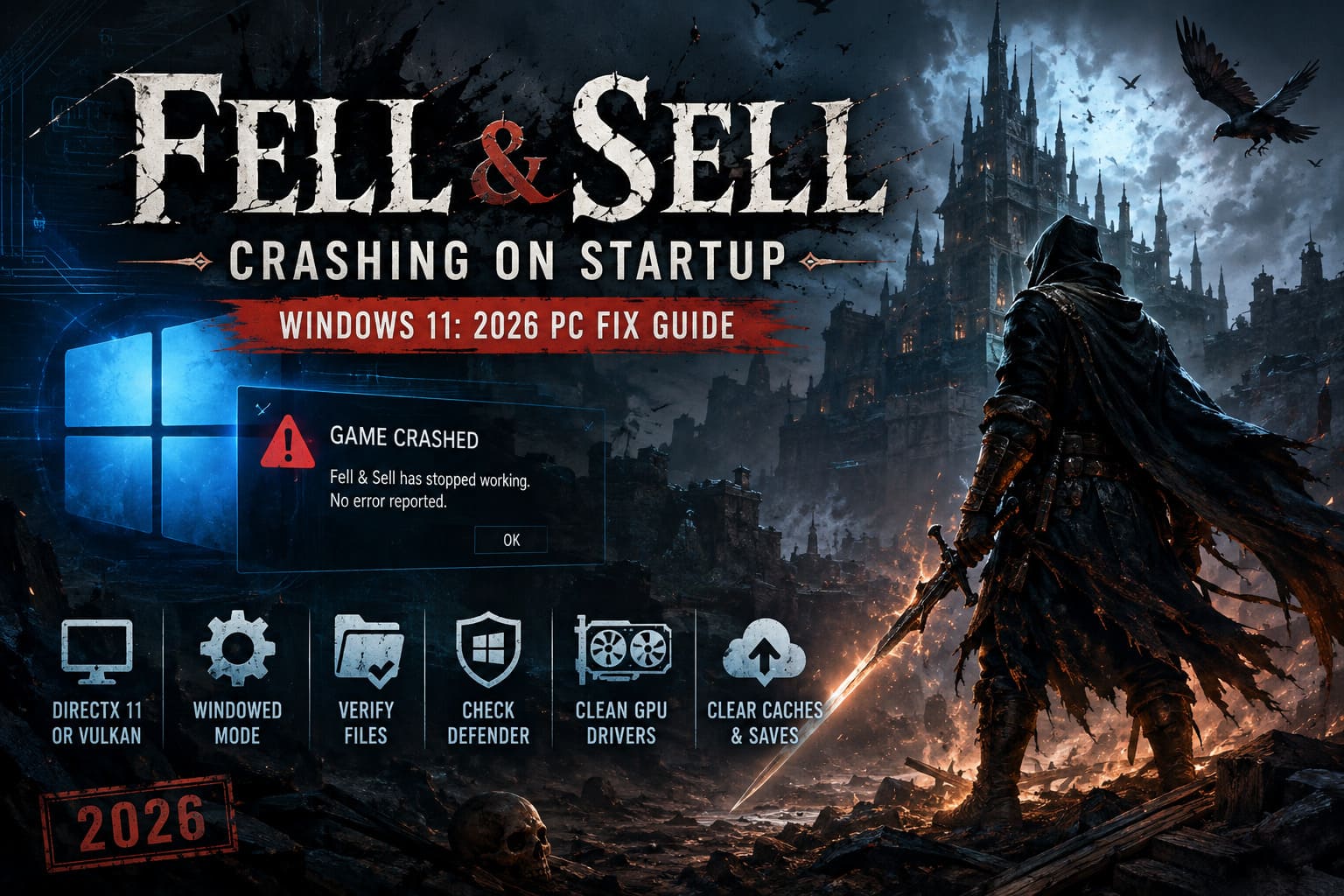 Fell and Sell Crashing on Startup Windows 11: 2026 PC Fix Guide Fell and Sell Crashing on Startup Windows 11: 2026 PC Fix Guide