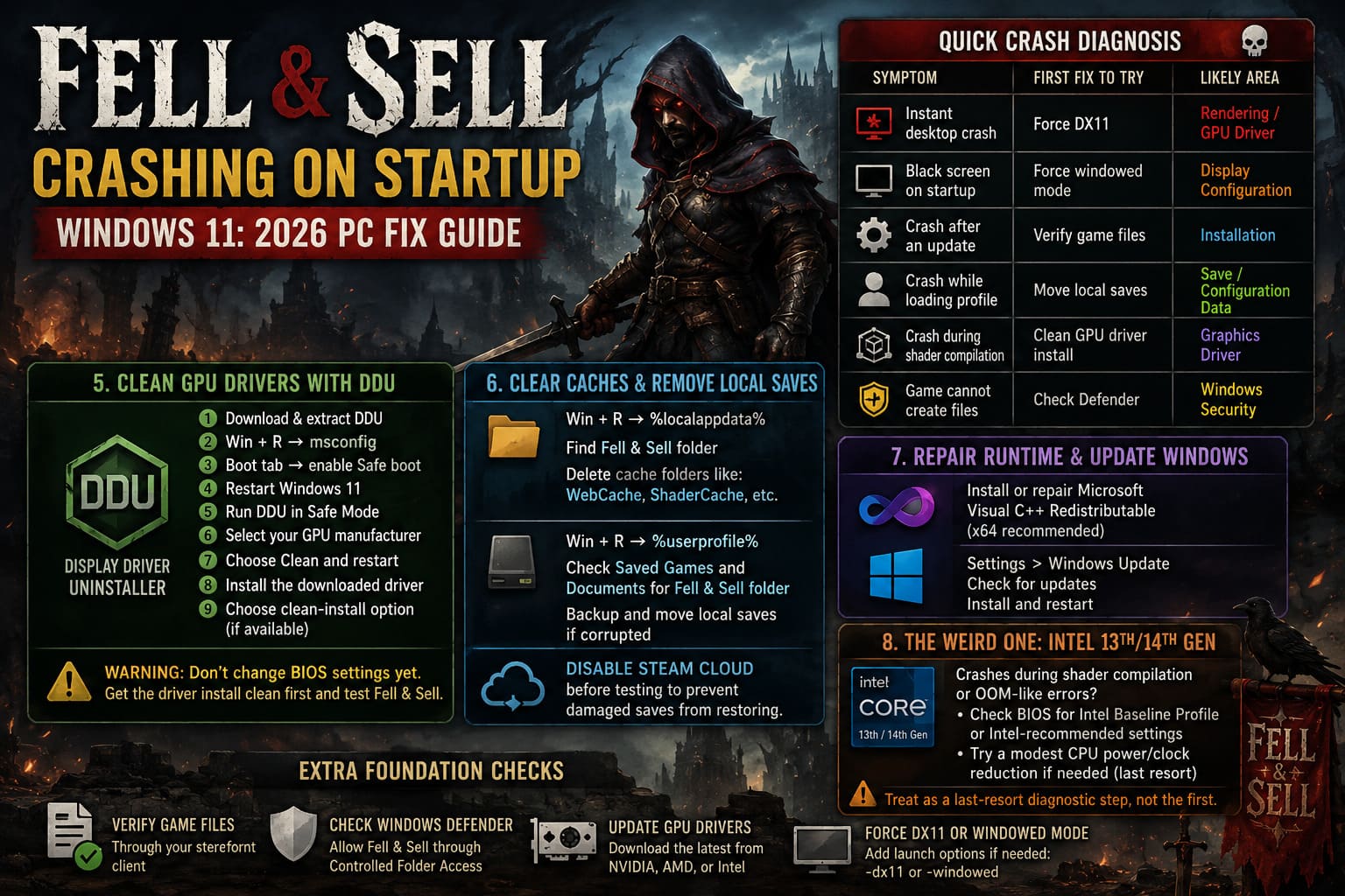 Fell and Sell Crashing on Startup Windows 11: 2026 PC Fix Guide Fell and Sell Crashing on Startup Windows 11: 2026 PC Fix Guide