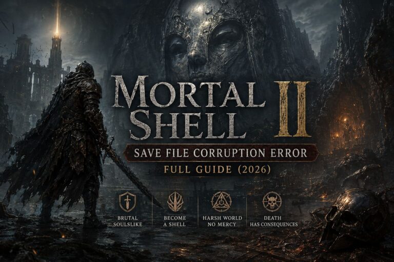 Fix Mortal Shell 2 Save File Corruption Error on Steam: Full Guide (2026)