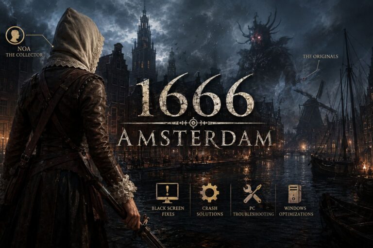 How to Fix 1666: Amsterdam Black Screen on Launch and Crashes: Complete PC Troubleshooting Guide How to Fix 1666: Amsterdam Black Screen on Launch and Crashes: Complete PC Troubleshooting Guide