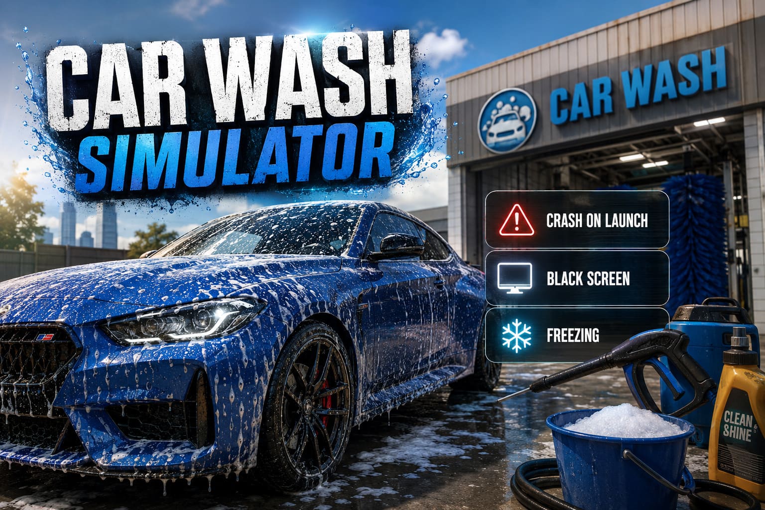 How to Fix Car Wash Simulator Crash on Launch, Freezing, and Black ...