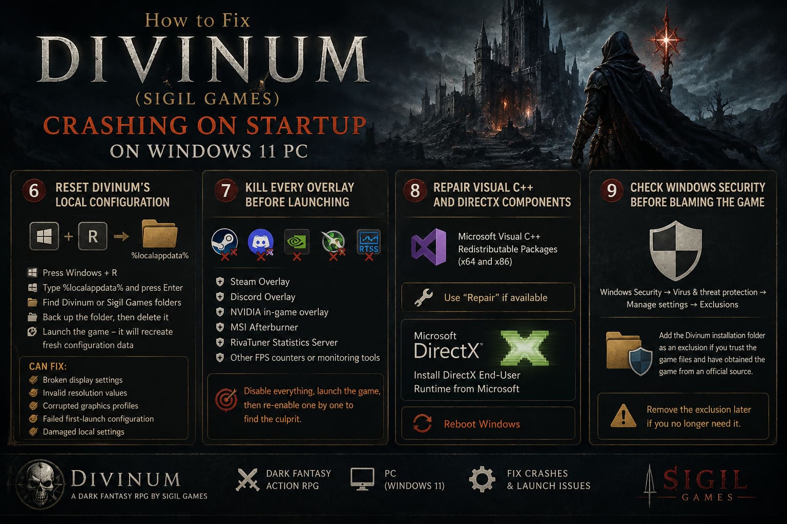 How to Fix Divinum (Sigil Games) Crashing on Startup on Windows 11 PC How to Fix Divinum (Sigil Games) Crashing on Startup on Windows 11 PC